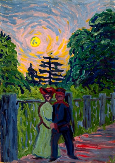 Alba: Soldato e fanciulla da Ernst Ludwig Kirchner