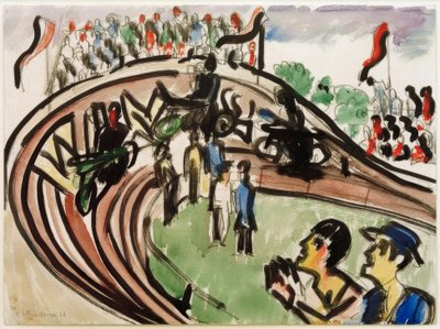 Gara di moto da Ernst Ludwig Kirchner