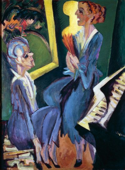 Sala della musica da Ernst Ludwig Kirchner