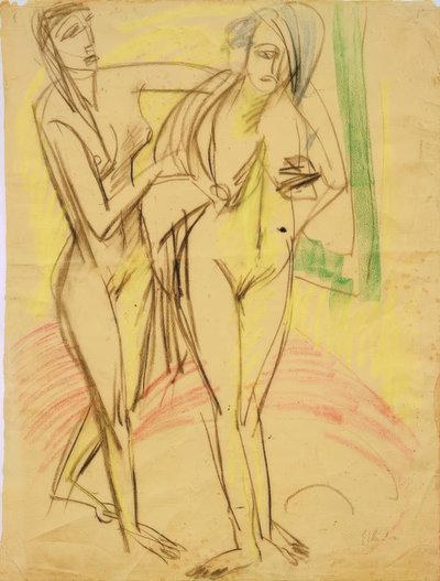 Dopo il bagno da Ernst Ludwig Kirchner