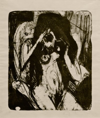 Donna nuda in poltrona da Ernst Ludwig Kirchner