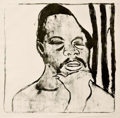 Testa di negro da Ernst Ludwig Kirchner