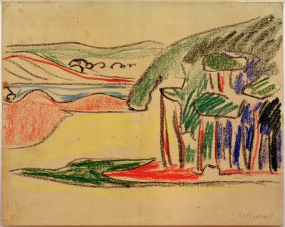 Senza titolo (stagni di Moritzburg) da Ernst Ludwig Kirchner