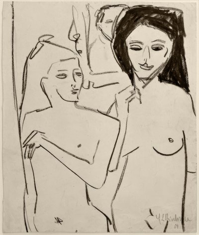 Senza titolo (Due ragazze nude) da Ernst Ludwig Kirchner