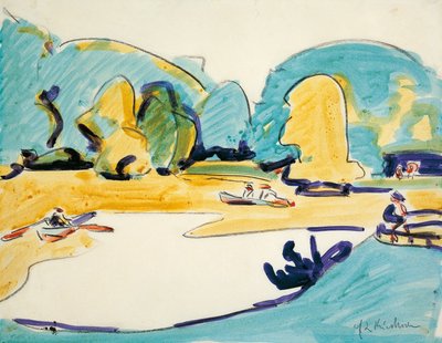 Parco a Dresda da Ernst Ludwig Kirchner