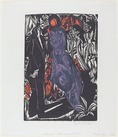 La meravigliosa storia di Peter Schlemihl: La vendita della sua ombra da Ernst Ludwig Kirchner