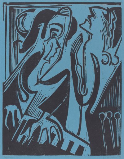 Pianista e cantante da Ernst Ludwig Kirchner