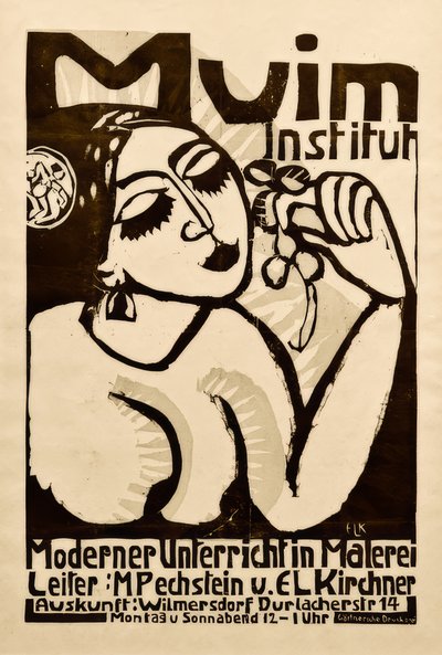 Poster Muim Institut da Ernst Ludwig Kirchner