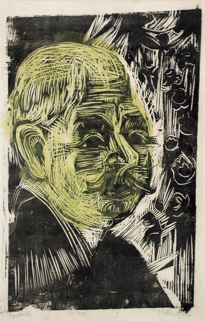 Ritratto del Dr. Spengler, 1919 da Ernst Ludwig Kirchner