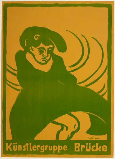 Poster per Die Brücke da Ernst Ludwig Kirchner