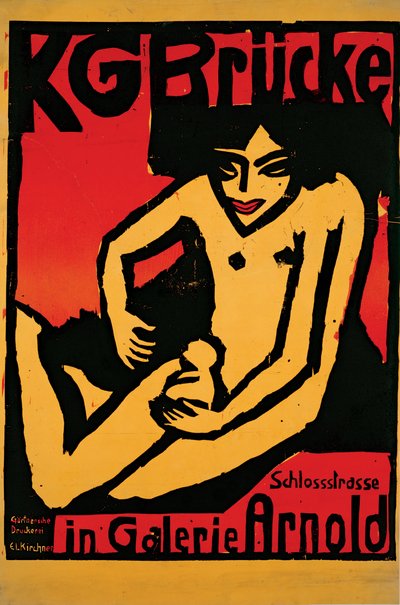 Poster per la mostra del gruppo di artisti 