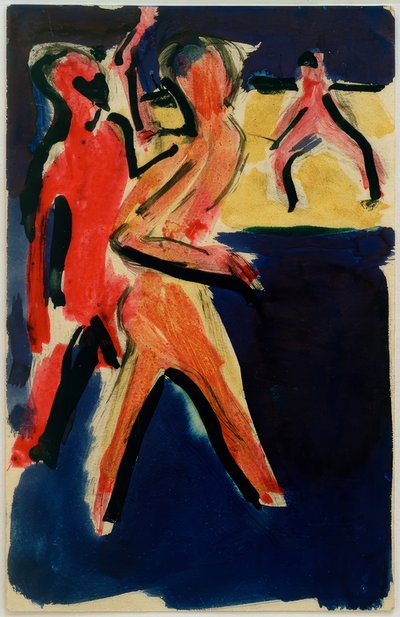Cartolina a Erich Heckel del 23 da Ernst Ludwig Kirchner