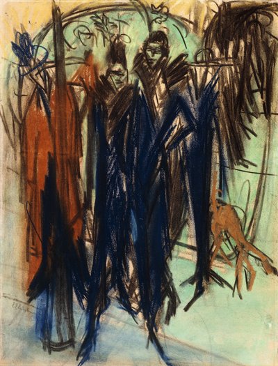 Prostituta, Friedrichstrasse, Berlino da Ernst Ludwig Kirchner