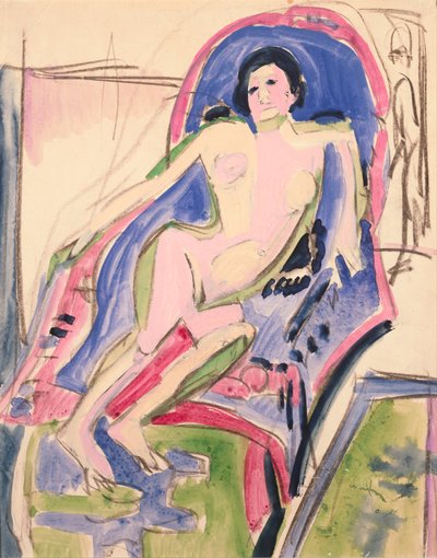 Nudo reclinato da Ernst Ludwig Kirchner