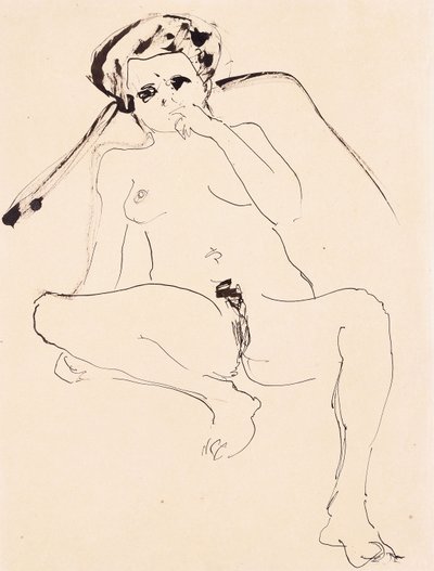 Nudo Reclino, 1919 da Ernst Ludwig Kirchner