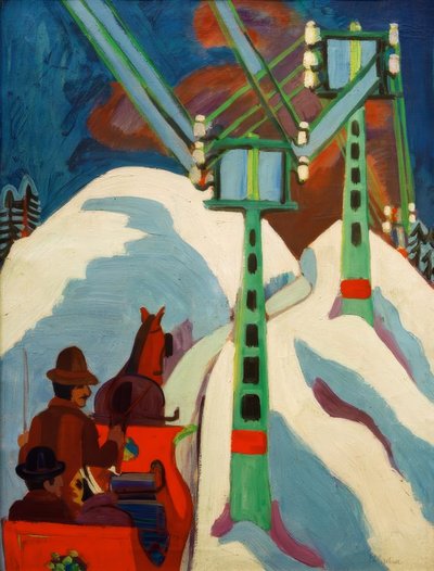 Giro in slitta da Ernst Ludwig Kirchner