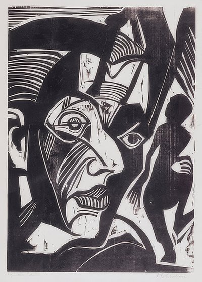 Autoritratto (Melanconia delle montagne) da Ernst Ludwig Kirchner