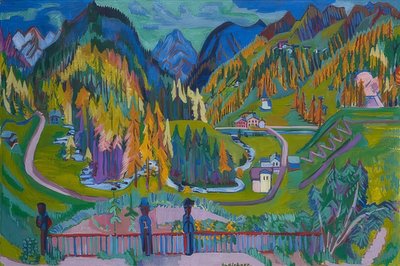 Valle di Sertig in autunno da Ernst Ludwig Kirchner