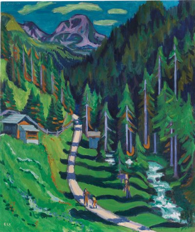 Sertigweg, 1937 da Ernst Ludwig Kirchner