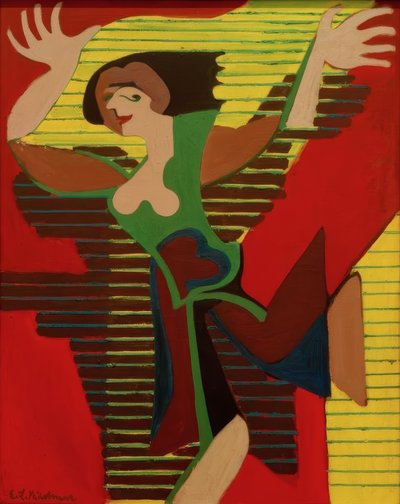 Ballerina saltante. Gret Palucca da Ernst Ludwig Kirchner