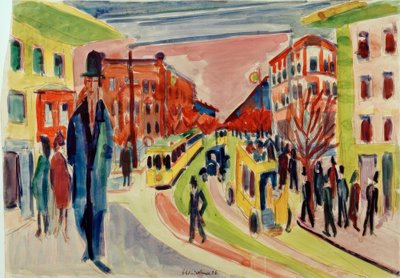 Scena di strada da Ernst Ludwig Kirchner