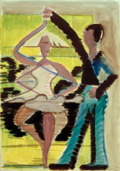 Coppia che balla da Ernst Ludwig Kirchner