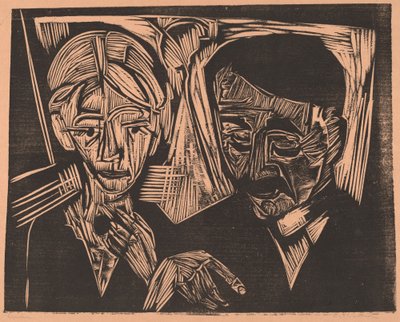La coppia sposata Müller da Ernst Ludwig Kirchner