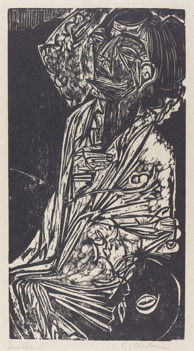 La Moglie del Professor Goldstein da Ernst Ludwig Kirchner