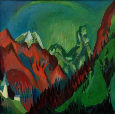 Tinzenhorn – Gola di Zügen presso Monstein da Ernst Ludwig Kirchner