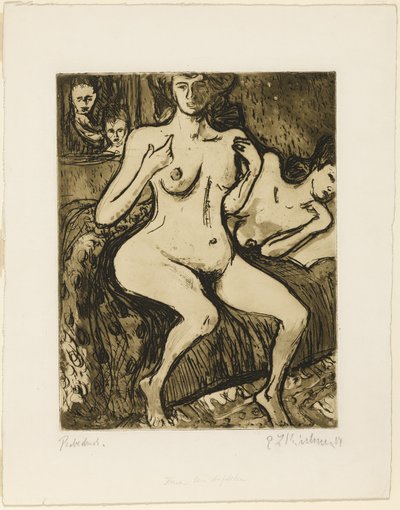 Due sorelle da Ernst Ludwig Kirchner