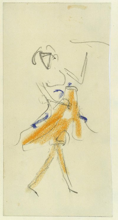 Una ballerina da Ernst Ludwig Kirchner