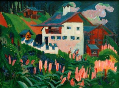 La nostra casa. La nostra casa nei prati da Ernst Ludwig Kirchner