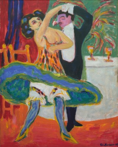 Varietà (Coppia di ballo inglese) da Ernst Ludwig Kirchner