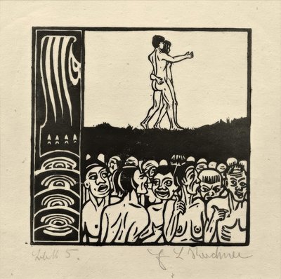 Davanti alle persone da Ernst Ludwig Kirchner