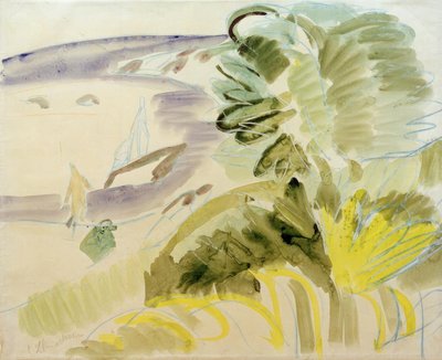 Spiaggia bianca da Ernst Ludwig Kirchner