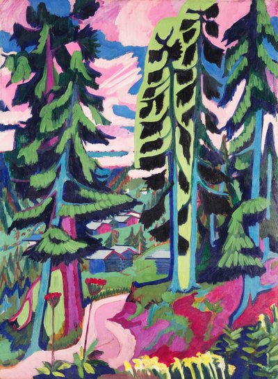 Montagna selvaggia da Ernst Ludwig Kirchner