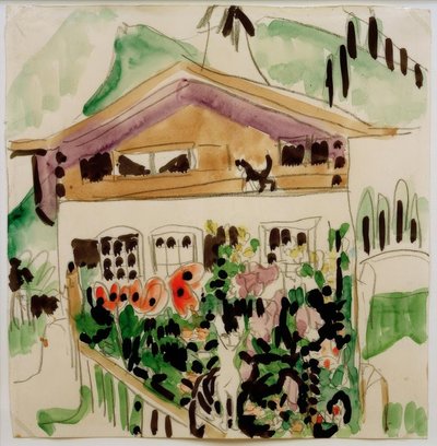 Casa di montagna da Ernst Ludwig Kirchner
