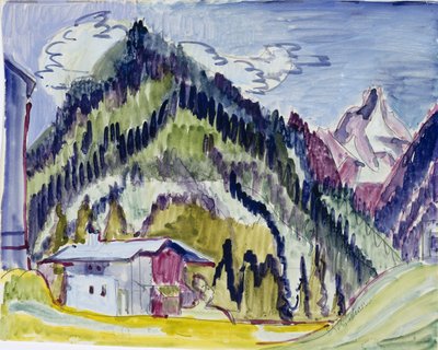Casa nella Natura Selvaggia, 1924-25 da Ernst Ludwig Kirchner