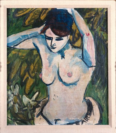Donna con le braccia alzate, 1910 da Ernst Ludwig Kirchner