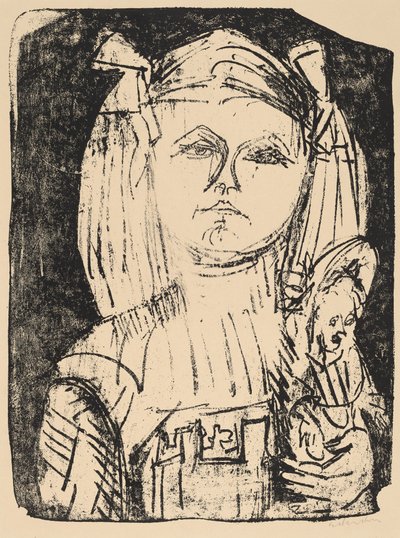 Ragazza con Bambola da Ernst Ludwig Kirchner