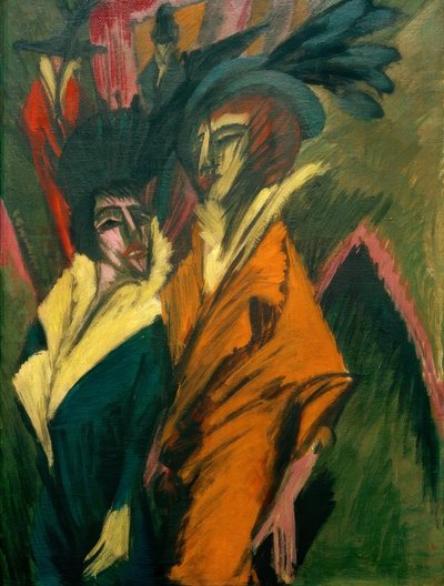 Due donne sulla strada da Ernst Ludwig Kirchner