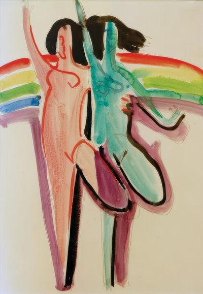 Due ballerine da Ernst Ludwig Kirchner