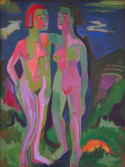 Due nudi femminili nel paesaggio da Ernst Ludwig Kirchner