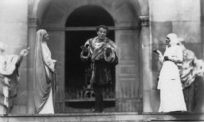 Performance di Jedermann, Festival di Salisburgo, Austria, XX secolo da Ernst Maier