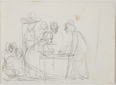 Studio per "Il letterato e la ragazza" da Ernst Meyer