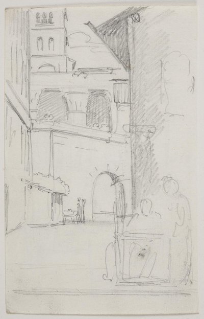 Studio per "Il letterato e la ragazza" da Ernst Meyer
