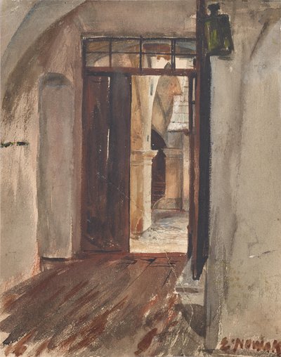 Corridoio e cortile da Ernst Nowak