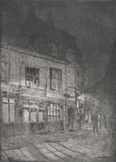 Lille: Liebesgässchen, 1916 da Ernst Oppler