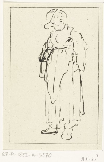 Contadina in piedi da Ernst Willem Jan Bagelaar