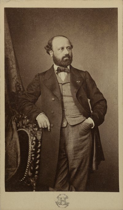 Ritratto del compositore François Bazin da Erwin Hanfstaengl